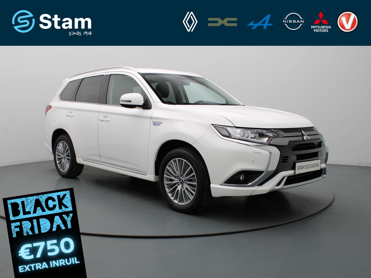 Mitsubishi Outlander - 225pk PHEV Intense S Automaat Camera | Cruise | Navi | Parkeersens. v+a | Stoelverw. - AutoWereld.nl