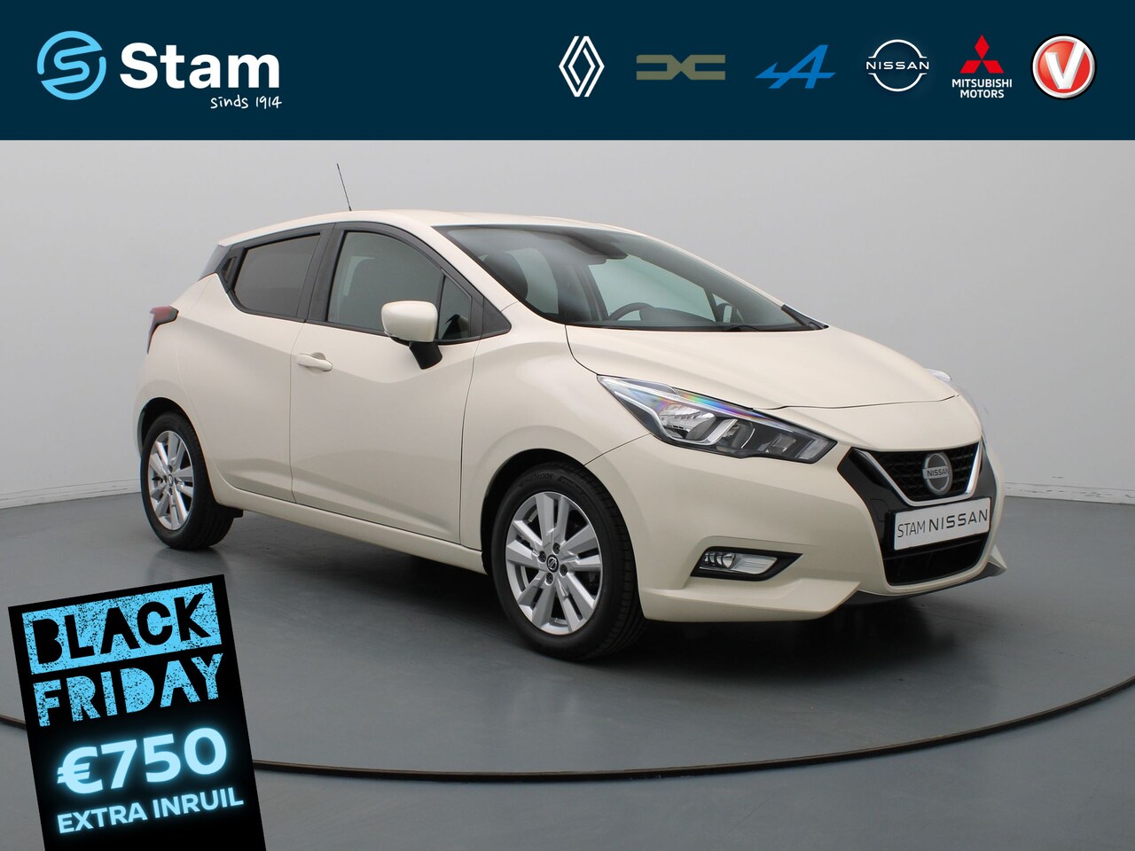 Nissan Micra - 100pk IG-T N-Connecta Airco | Cruise | Carplay | Parkeersens. achter - AutoWereld.nl