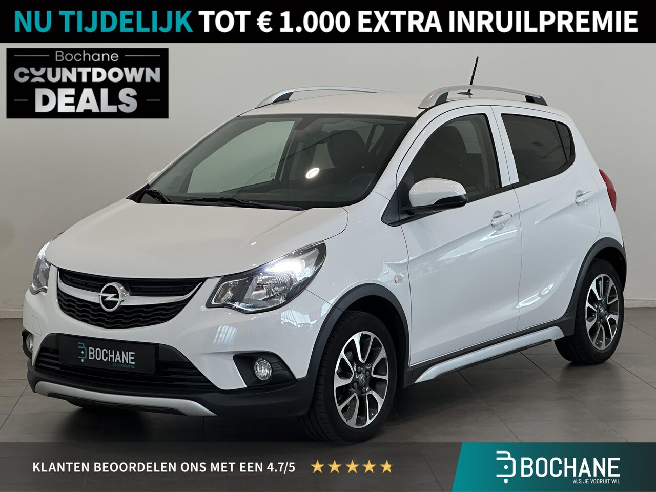 Opel Karl - 1.0 Rocks Online Edition | Navigatie | Airco | Cruise Control | Lichtmetalen velgen 15" | - AutoWereld.nl