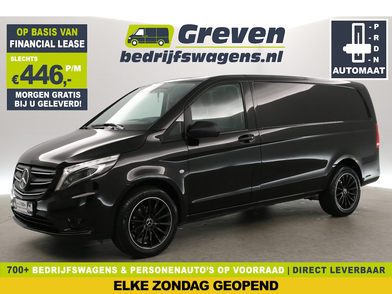 Mercedes-Benz Vito - 114 CDI Lang | Aut. | Adap. Cruise | Camera | Clima | 3-Zits | Trekh. | Carplay | Parkeers - AutoWereld.nl