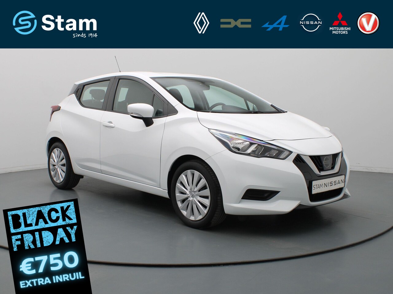 Nissan Micra - 1.0 IG-T Acenta Airco | Cruise | Carplay - AutoWereld.nl