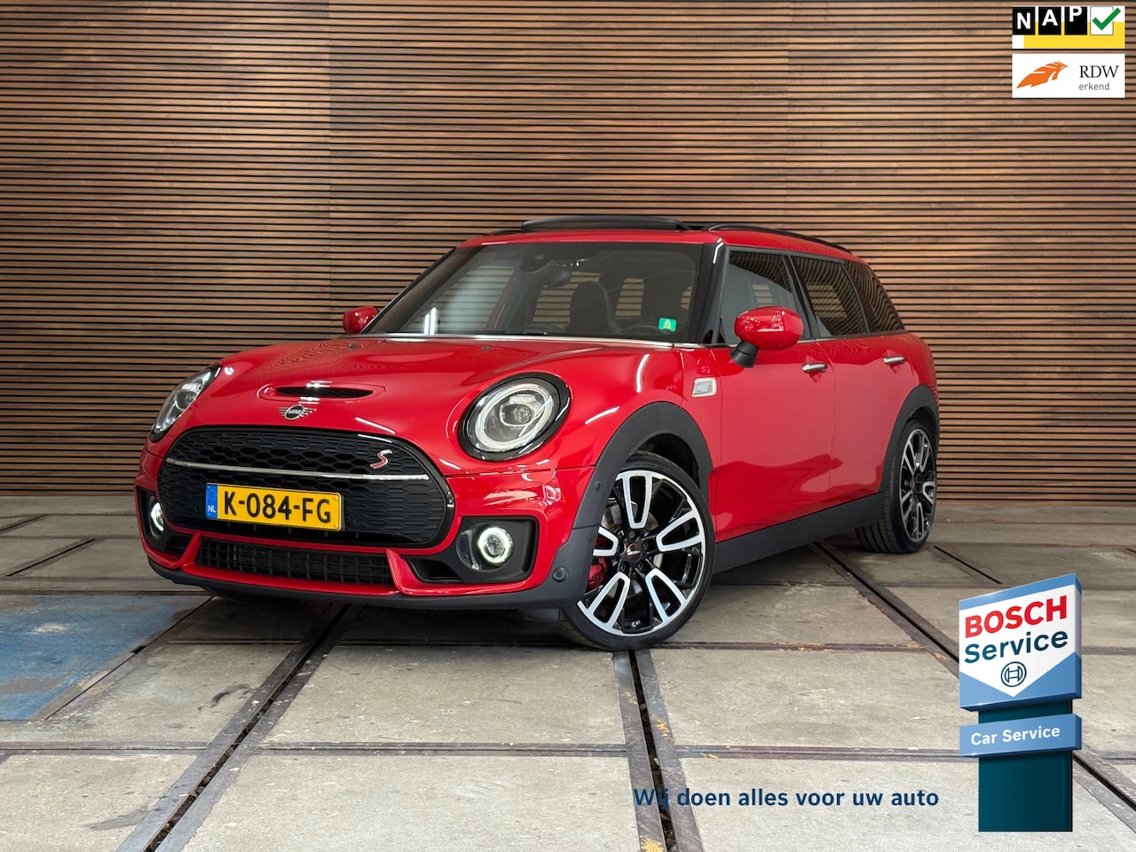 MINI Clubman - 2.0 Cooper S Hammersmith | John Cooper Works Interieur | Panorama | 1e eigenaar - AutoWereld.nl