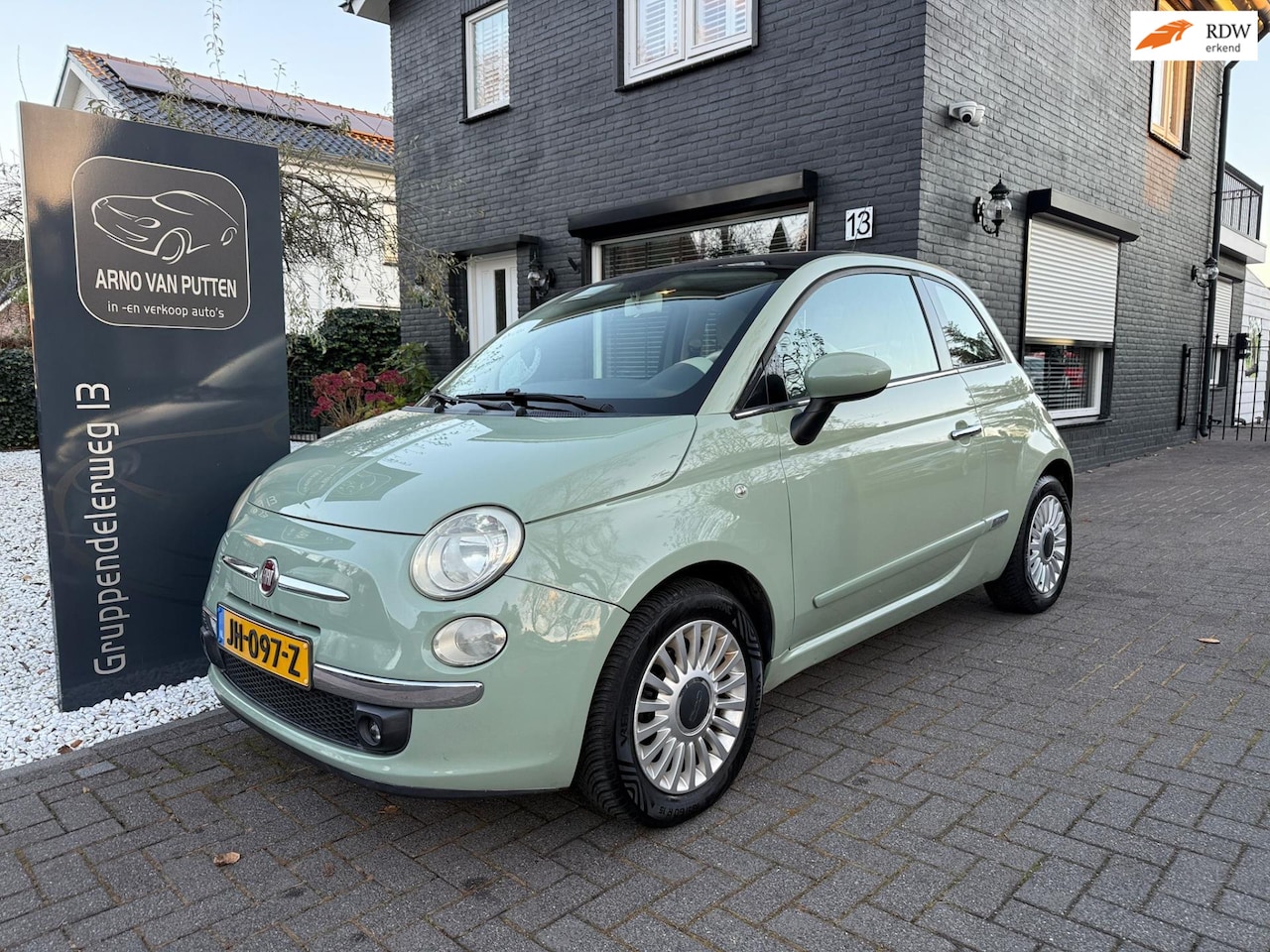 Fiat 500 - 1.2 Naked / Airco / Panoramadak - AutoWereld.nl
