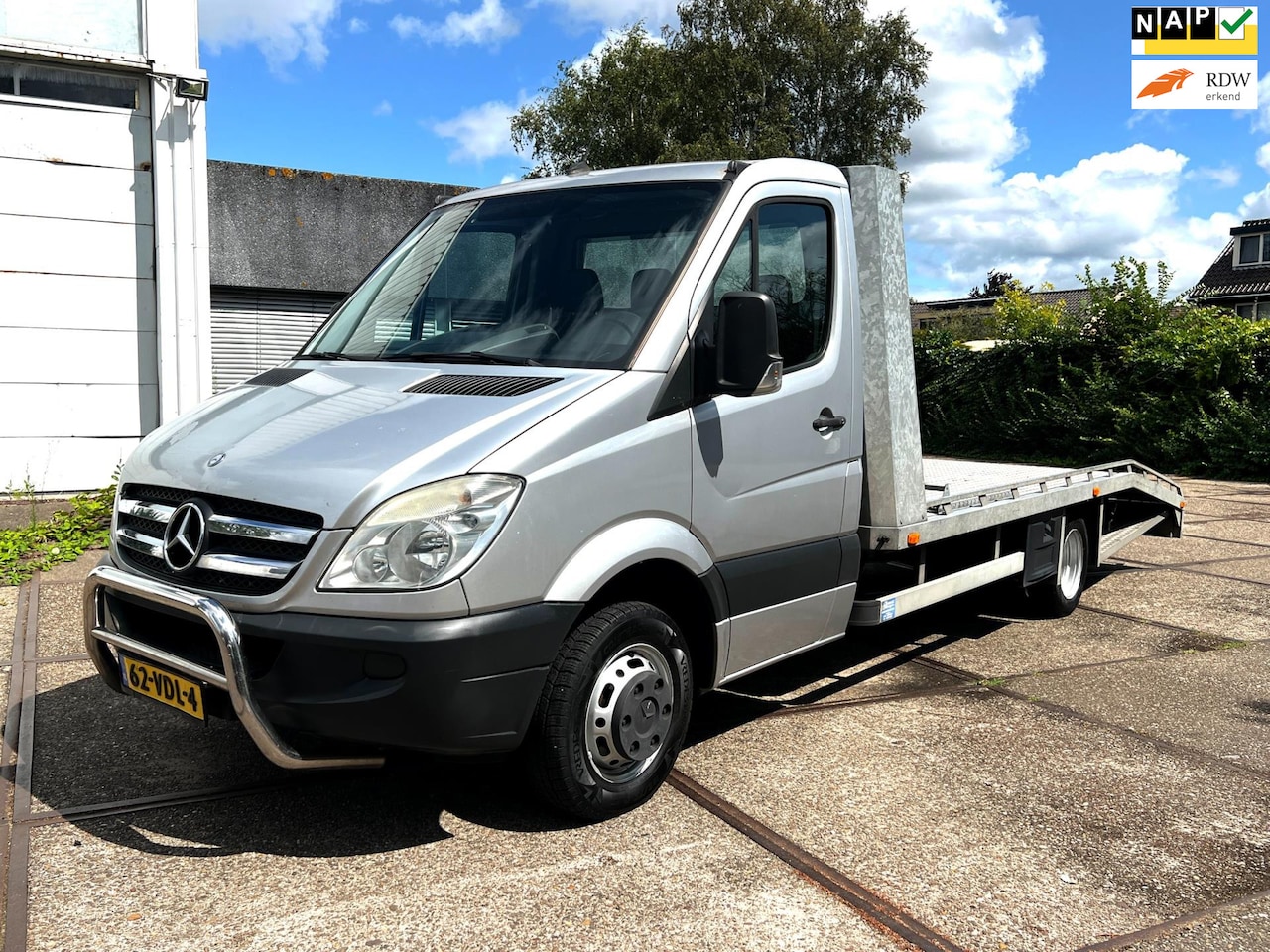 Mercedes-Benz Sprinter - 518 3.0 CDI 432 DC Oprijwagen dubbel lucht carplay - AutoWereld.nl