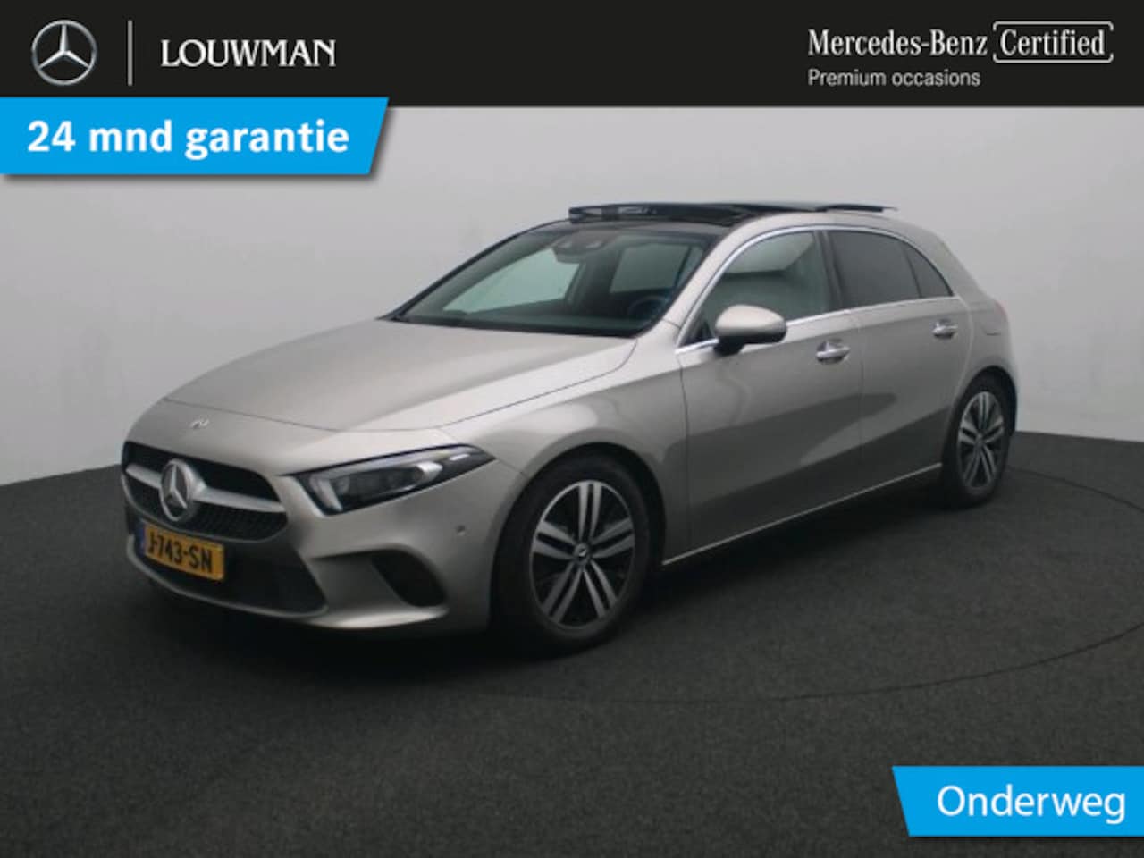 Mercedes-Benz A-klasse - 160 Business Solution Luxury Panorama Schuif-Kanteldak | Ledkoplampen | Sfeerverlichting | - AutoWereld.nl