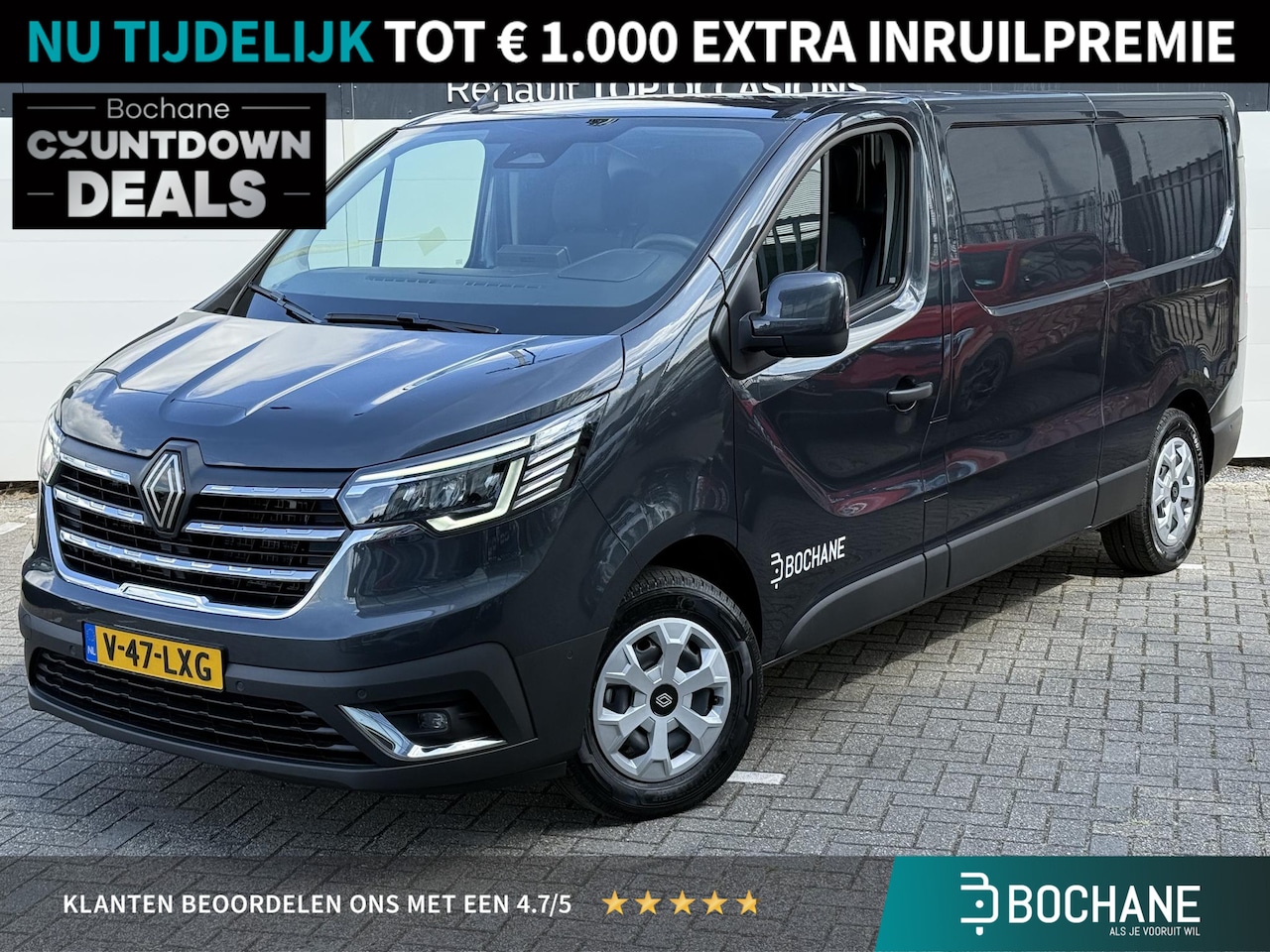 Renault Trafic E-Tech - T29 L2H1 Advance 52 kWh (SNEL LADEN) Trekhaak | Camera | Navigatie - AutoWereld.nl