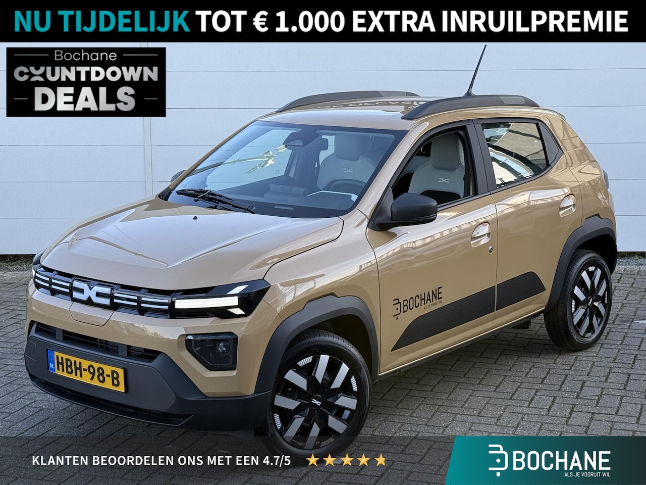 Dacia Spring - Extreme 65 27 kWh | Snel laden | Armsteun | Camera - AutoWereld.nl