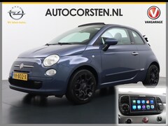 Fiat 500 C - T 86PK Cabrio Navi Pdc Airco via Android Auto Lmv Elektrische ramen Bluetooth