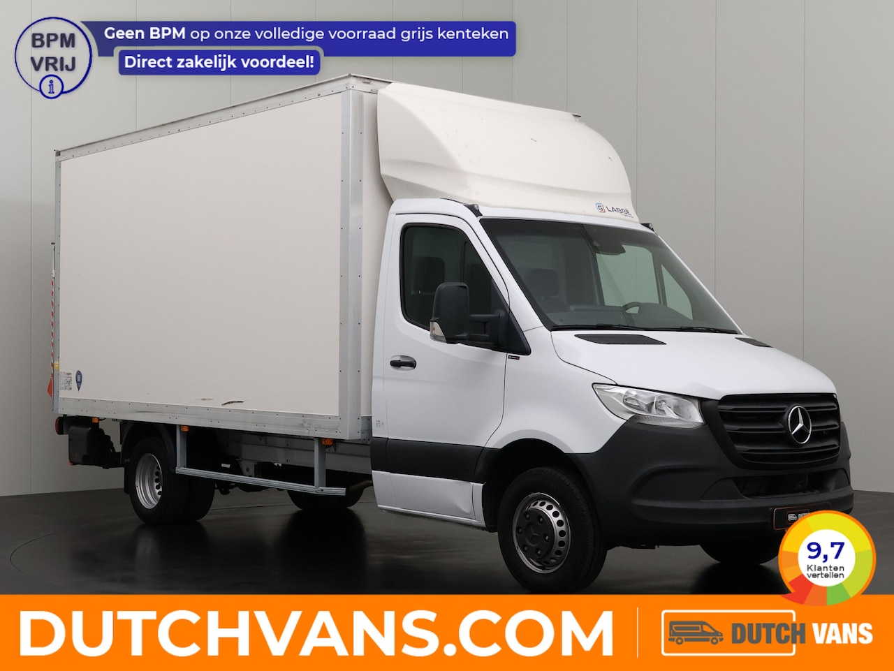 Mercedes-Benz Sprinter - 515CDI Bakwagen+Laadklep | Airco | Cruise | 3-Persoons | Dakspoiler - AutoWereld.nl