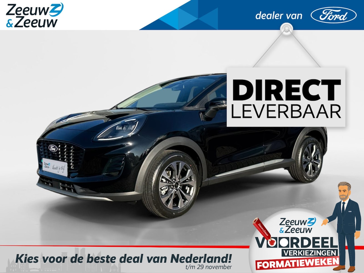 Ford Puma - 1.0 EcoBoost Hybrid Titanium | Uit Voorraad Leverbaar | Prijs inclusief 6500 Euro Ford Voo - AutoWereld.nl