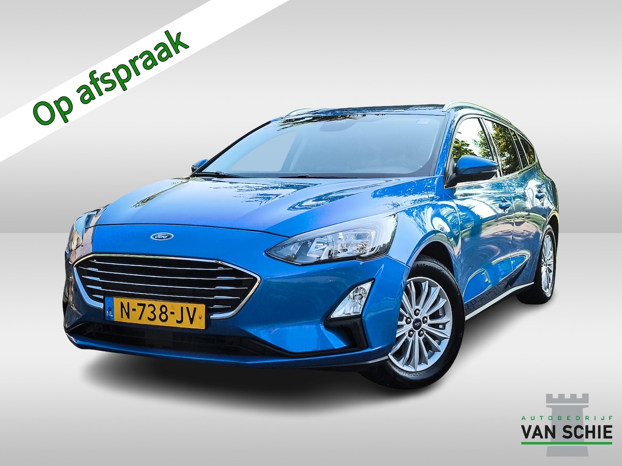 Ford Focus Wagon - 1.0 EcoBoost Titanium X Business (126 PK) 1e-Eig. & Dealer-Onderh. BOVAG-Garantie. NL-Auto - AutoWereld.nl