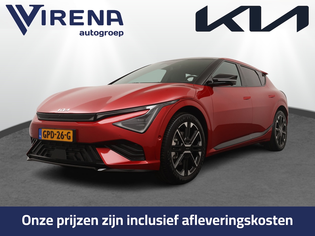 Kia EV6 - GT-Line 84 kWh Automaat - SOH 99,5% - LED - Adaptief Cruise Control - Navigatie - Draadloo - AutoWereld.nl