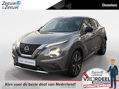 Nissan Juke - 1.0 DIG-T N-Design AUTOMAAT NAVI AIRCO CAMERA PARKEERSENSOREN CRUISE CONTROLE HOGE INSTAP