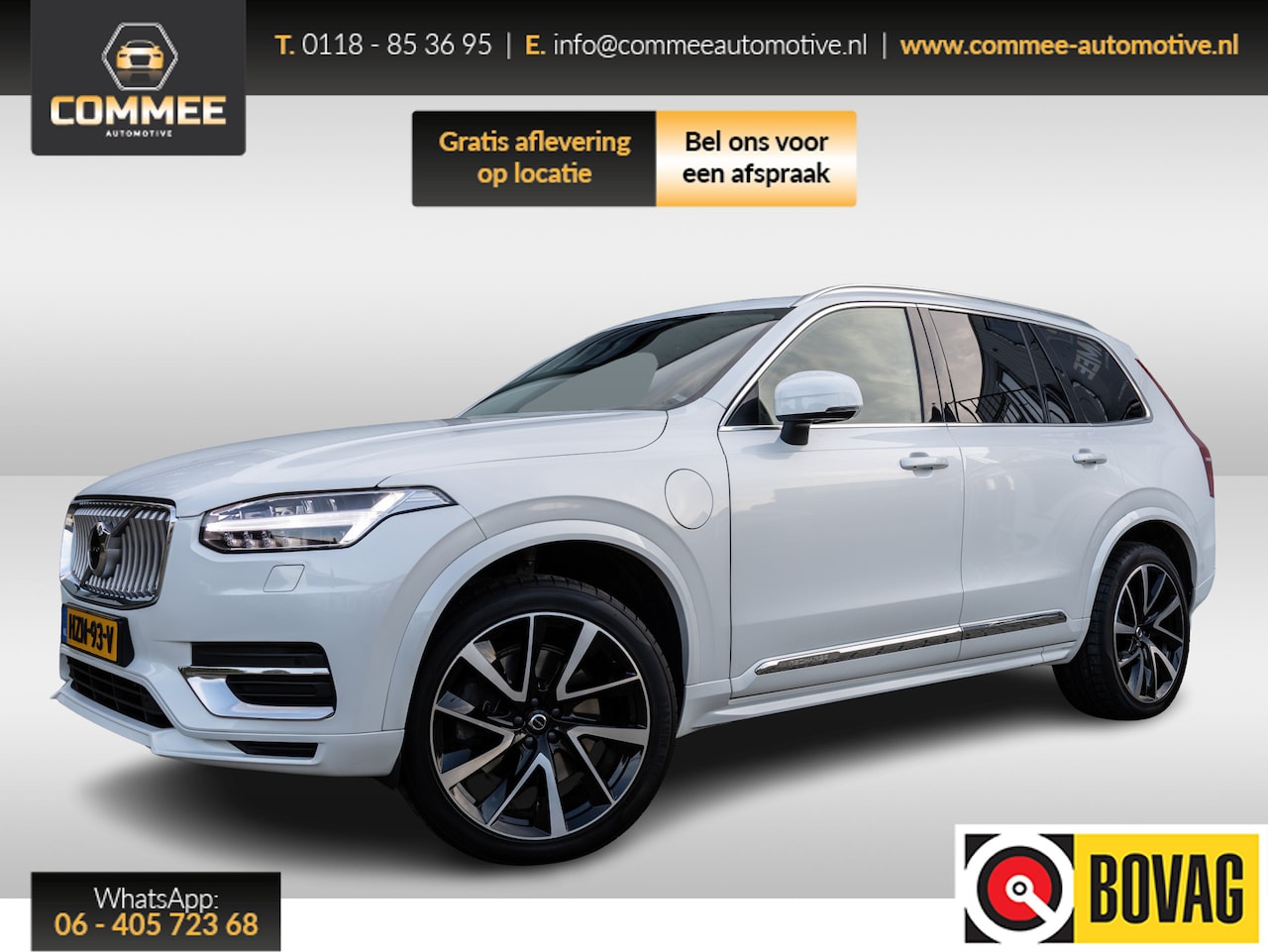 Volvo XC90 - 2.0 T8 Recharge AWD Inscription Expression MY2022 ✅Pil.ass.✅HUD✅Trekh.✅Pano✅360°Cam - AutoWereld.nl