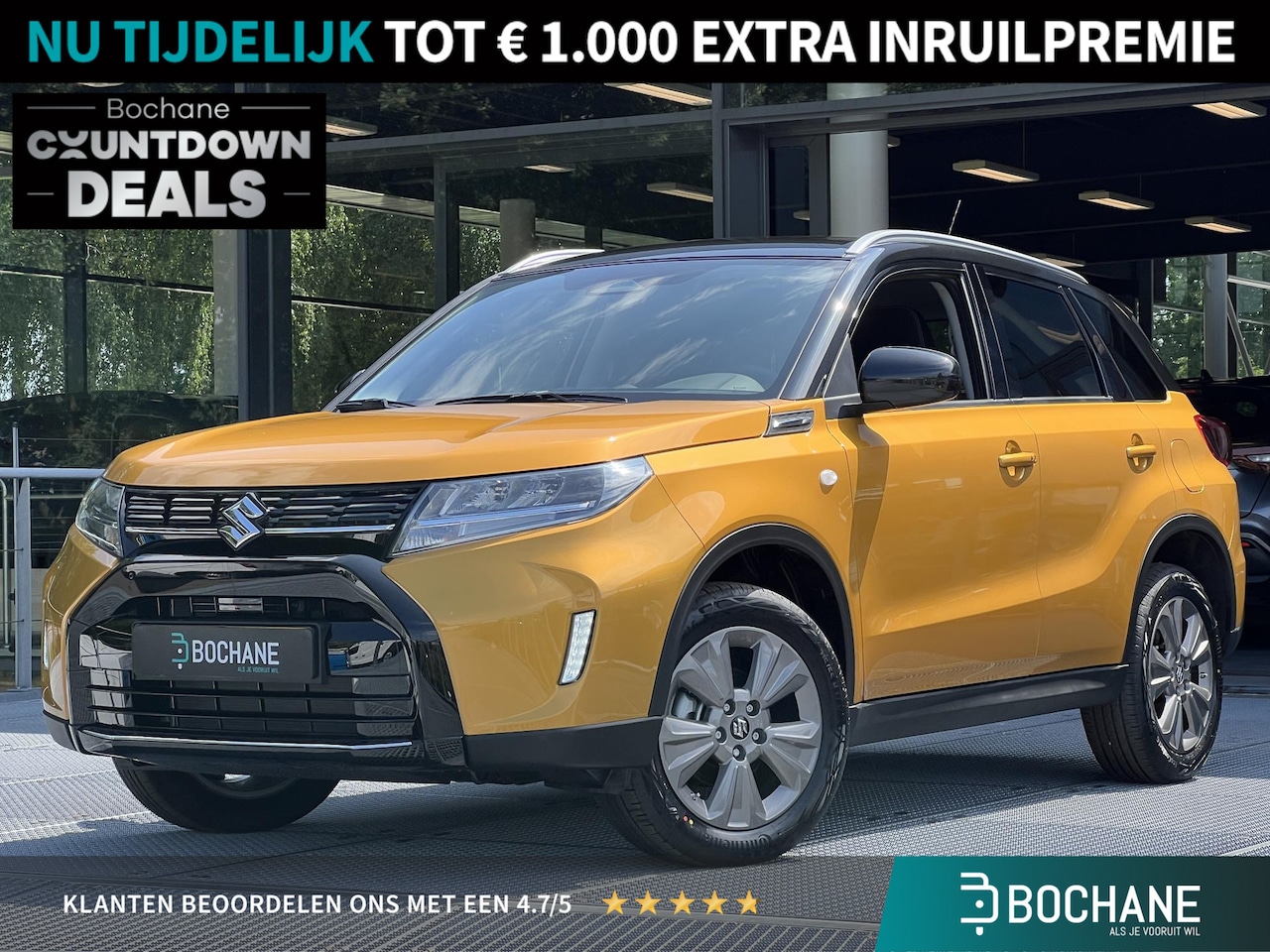 Suzuki Vitara - 1.5 Hybrid Select 115PK | Adaptieve Cruise Control | Navigatie | NIEUW MODEL! - AutoWereld.nl