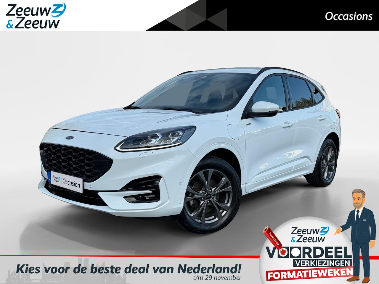Ford Kuga - 2.5 PHEV ST-Line X | Winter Pack | Driver Assistance Pack | Apple Carplay & Android Auto | - AutoWereld.nl