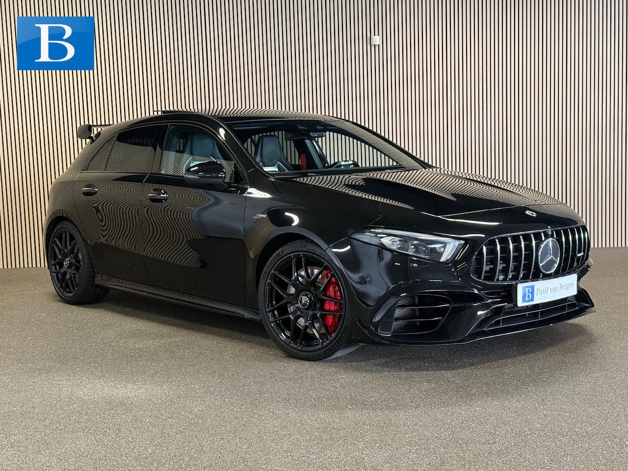 Mercedes-Benz A-klasse - AMG 45S 4 Matic+ MEMORY-KUIPSTOELEN-PANORAMA-BURMESTER-ZEER COMPLEET - AutoWereld.nl