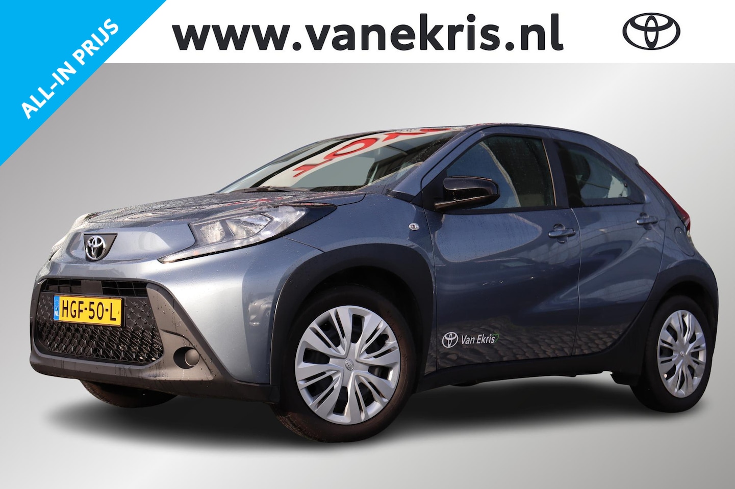 Toyota Aygo X - 1.0 VVT-i MT play 1.0 VVT-i MT Play, Apple carplay, Android auto, Adaptieve Cruise Control, Snelheidslimiter - AutoWereld.nl