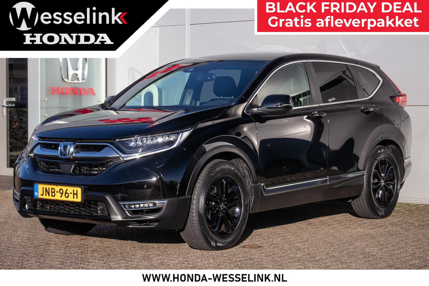 Honda CR-V - 2.0 e:HEV Sportline | Black Edition | Leder | Ad. cruise | Nav | Cam - AutoWereld.nl