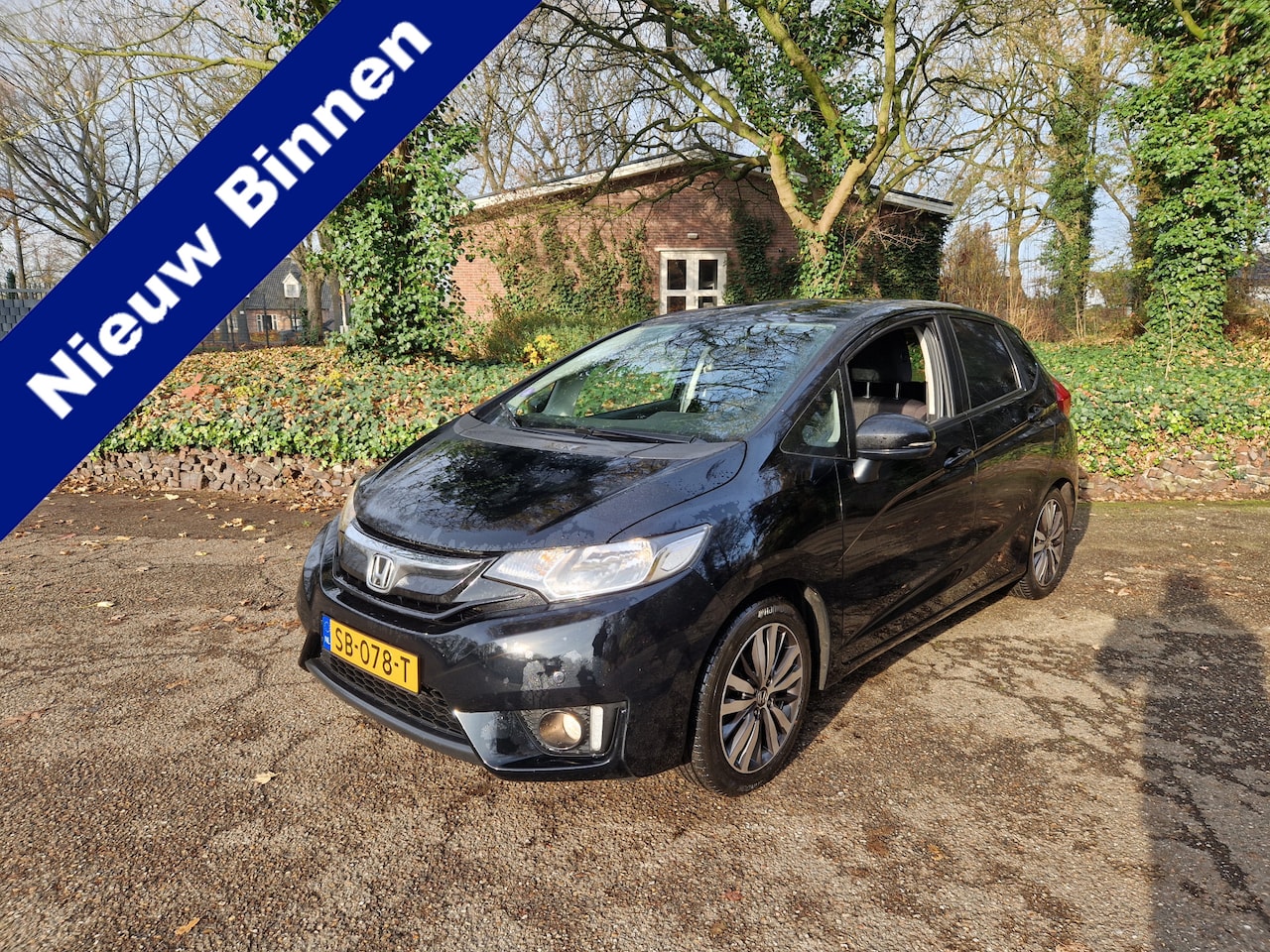 Honda Jazz - 1.3 i-VTEC AUTOMAAT, LPG, 2017, nette staat! - AutoWereld.nl