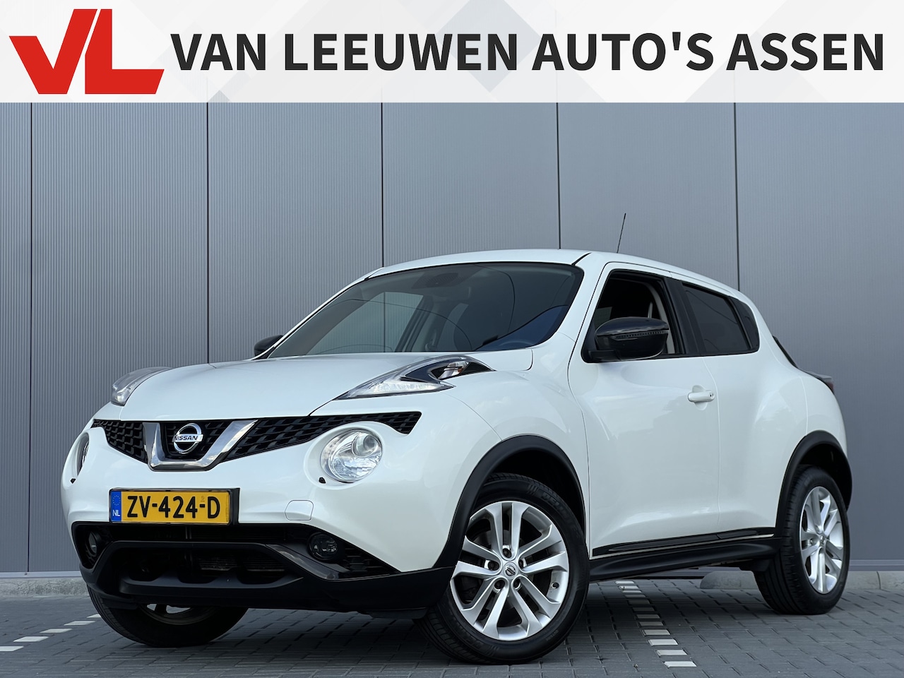Nissan Juke - 1.2 DIG-T S/S N-Connecta | Dealer onderhouden | Parelmoer wit | Keyless - AutoWereld.nl