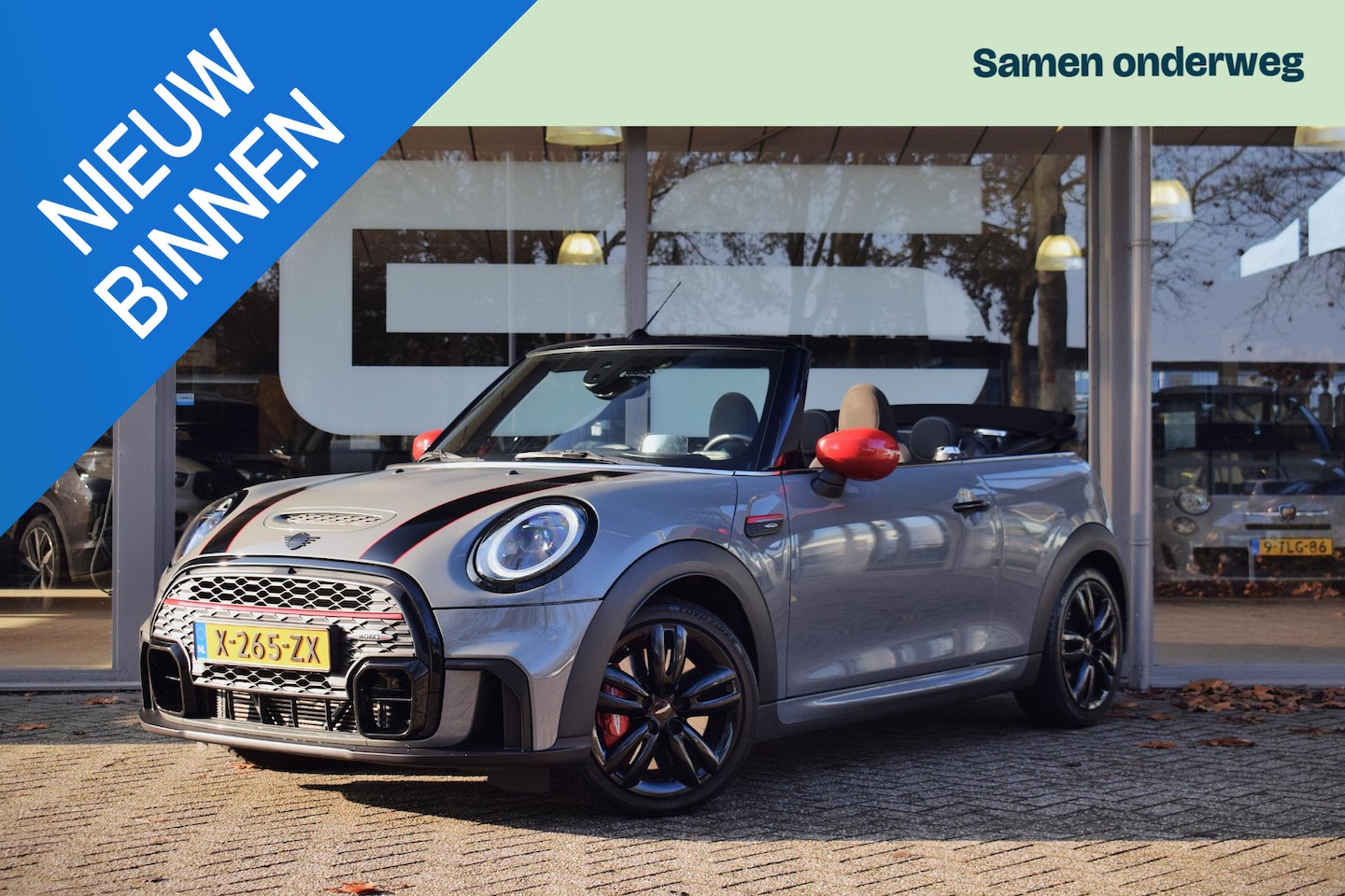 MINI Cabrio - Mini 2.0 John Cooper Works JCW Pack |HUD|ACC|CARPLAY - AutoWereld.nl