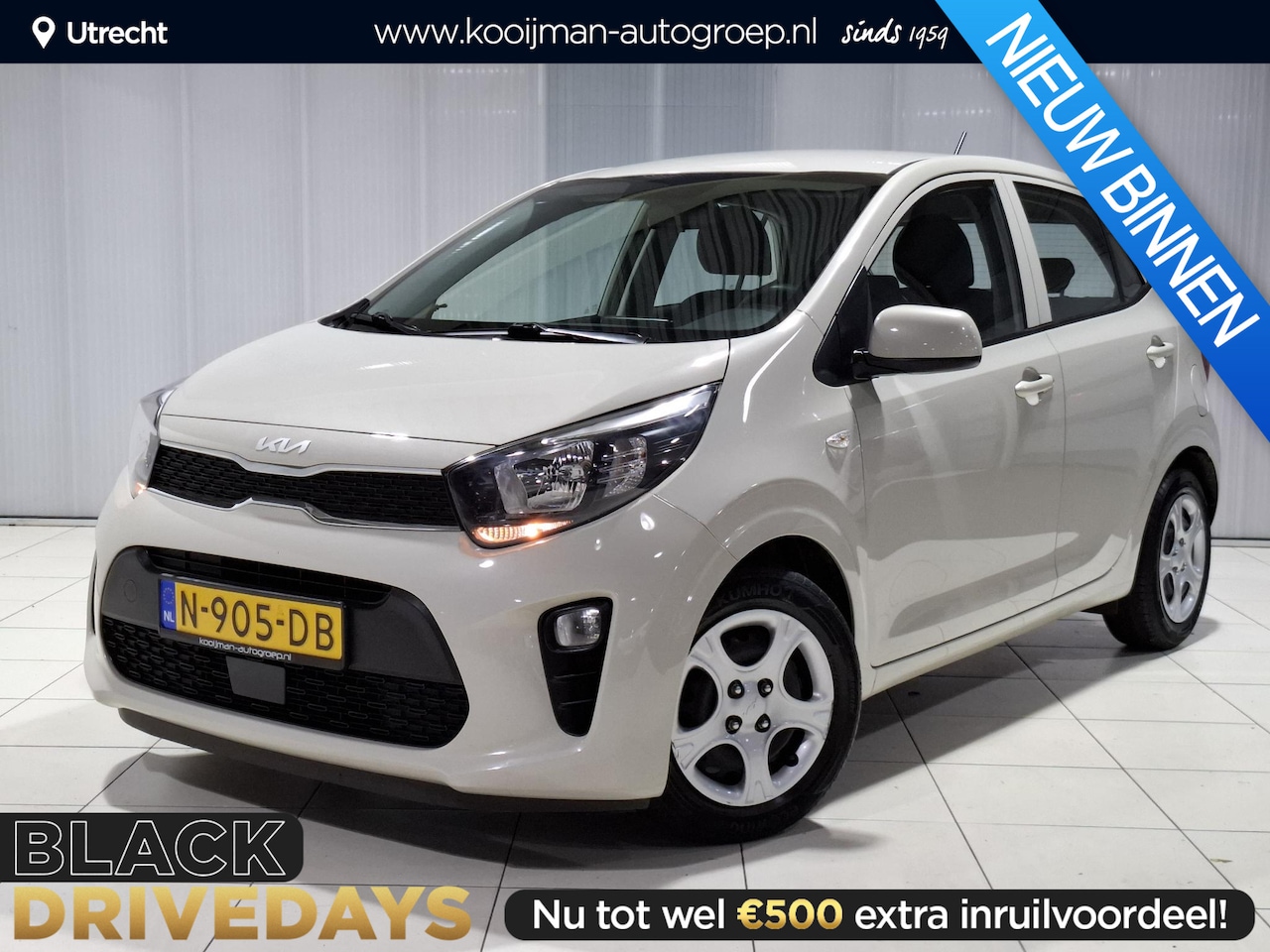 Kia Picanto - 1.0 DPi ComfortLine Bluetooth, cruise control, Airco - AutoWereld.nl