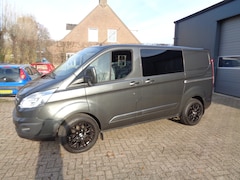 Ford Transit Custom - 270 2.0 TDCI L1H1 Limited DC Dubbel cabine, navigatie, trekhaak, 18 inch LMV, camera, 170