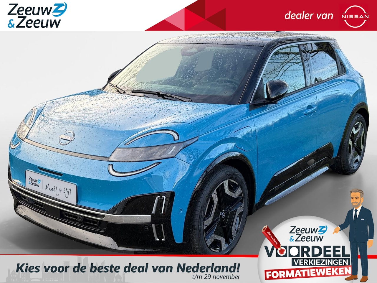 Nissan Micra - EVOLVE 52 kWh NU TE BESTELLEN!!! | 1000,- EURO KORTING MET 0,99 % RENTE OP 36 MAANDEN | D - AutoWereld.nl