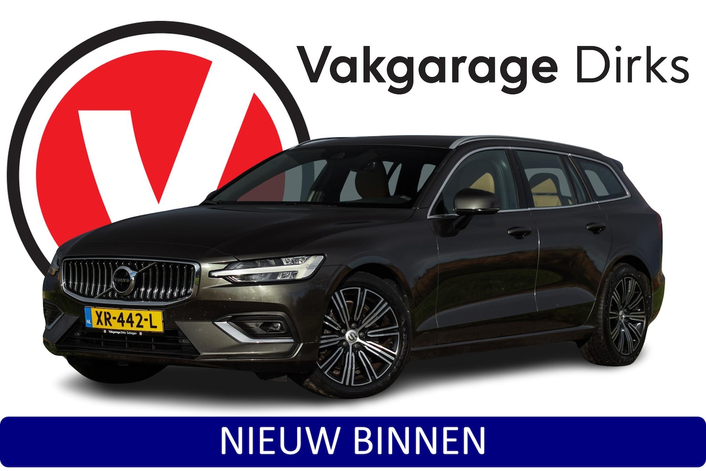 Volvo V60 - 2.0 T5 Inscription ✅ Leder ✅ Trekhaak ✅ LED - AutoWereld.nl