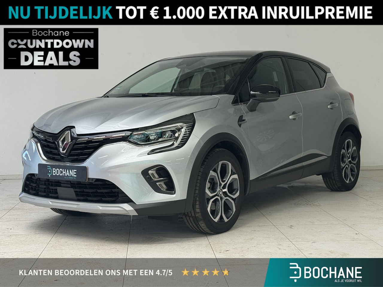 Renault Captur - 1.6 E-Tech Plug-in Hybrid 160 Intens | Clima | Navi | Camera | Trekhaak - AutoWereld.nl
