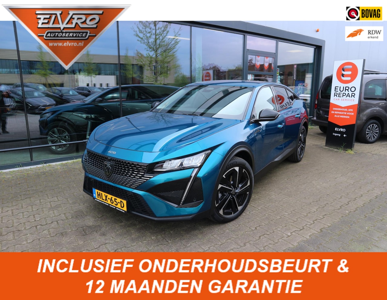 Peugeot 408 - 1.2 PureTech Allure 130PK AUTOMAAT NAVI 360CAMERA STOEL/STUUR/VOORRUIT VERW PDC V+A KEYLES - AutoWereld.nl