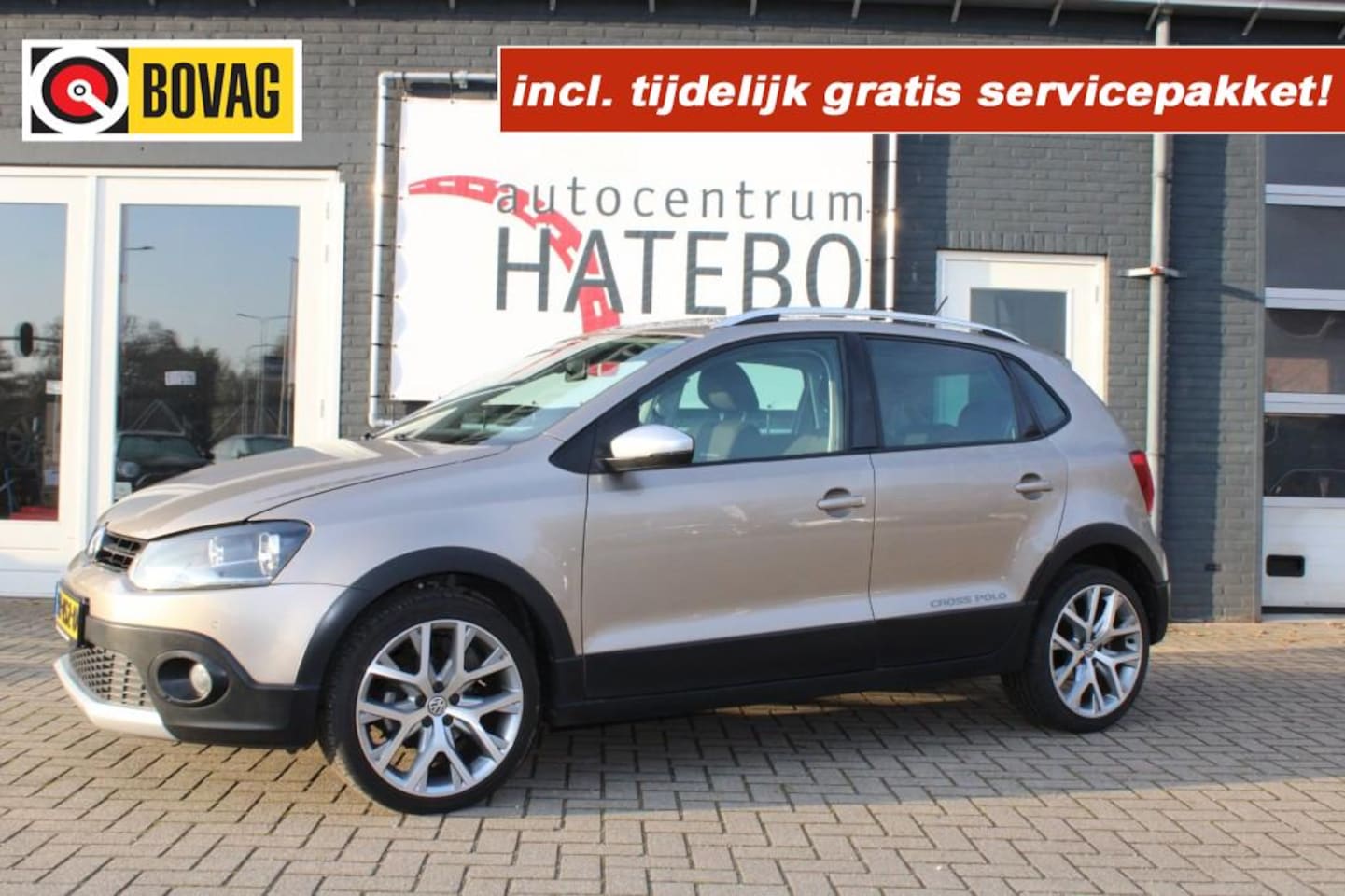 Volkswagen Polo - 1.2 TSI CROSS Climate Cruise Multif.stuur SUPERMOOI!!  17LM - AutoWereld.nl