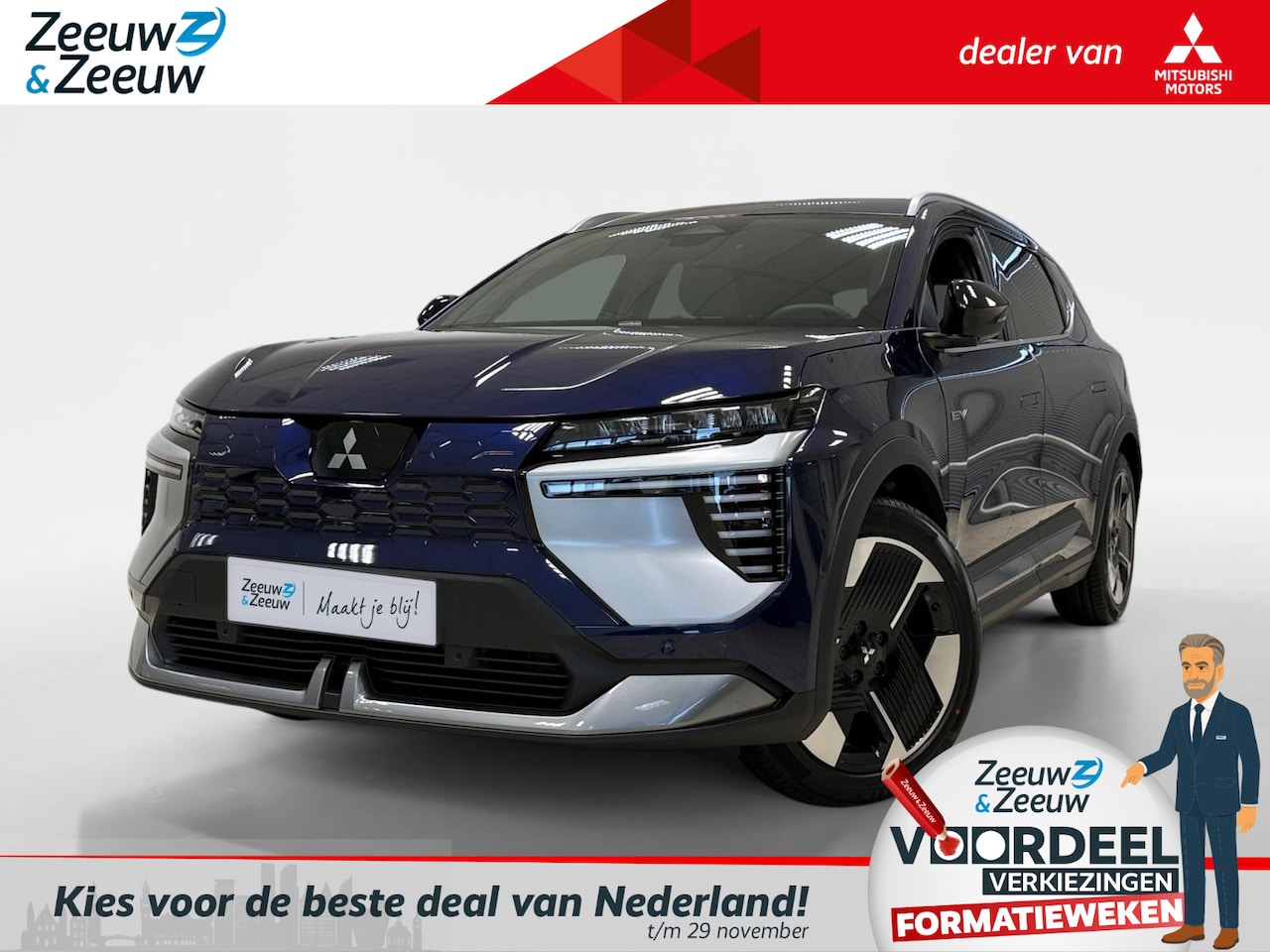 Mitsubishi Eclipse Cross - INTENSE | 87 KWH | VAN €46.695,- VOOR €44.695,- | - AutoWereld.nl
