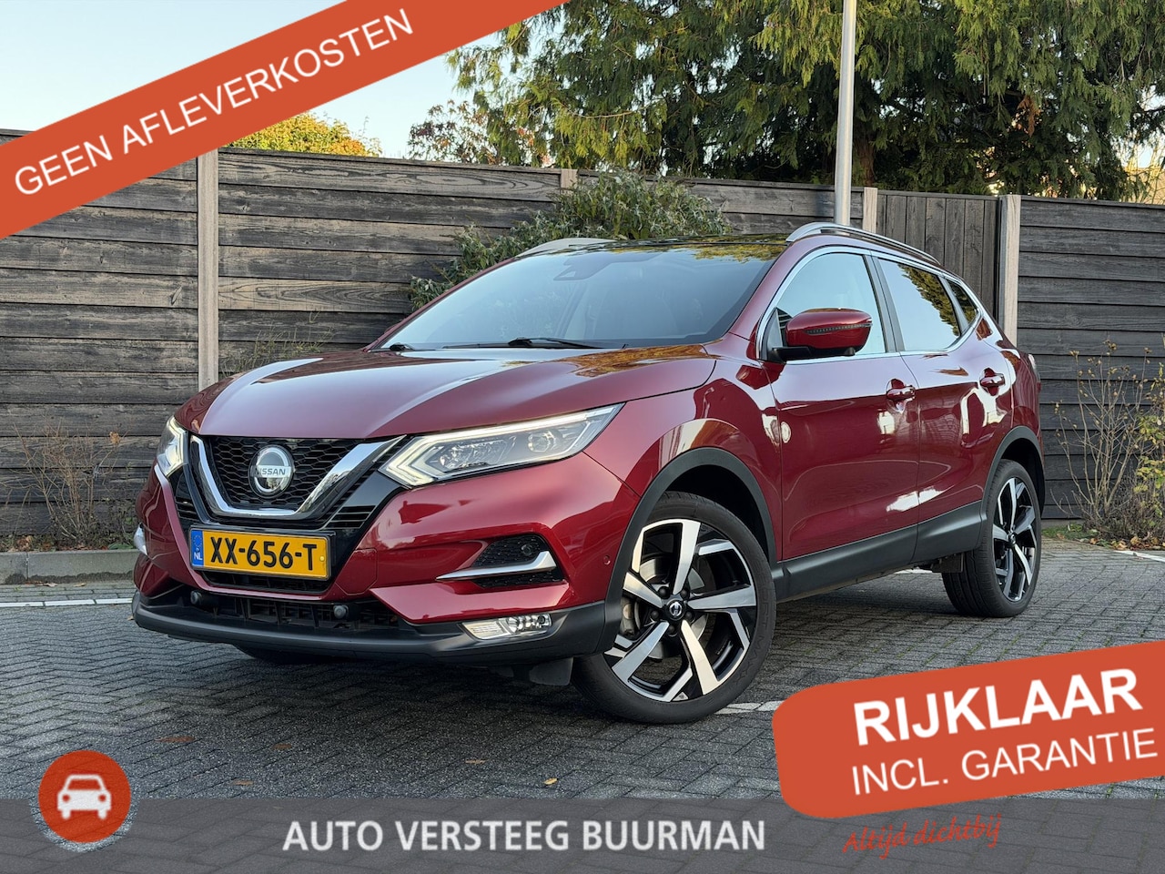 Nissan Qashqai - Tekna 1.3 DIG-T 160PK DCT7 Automaat Navigatie, Rondomzichtcamera, Keyless, Panoramadak, St - AutoWereld.nl