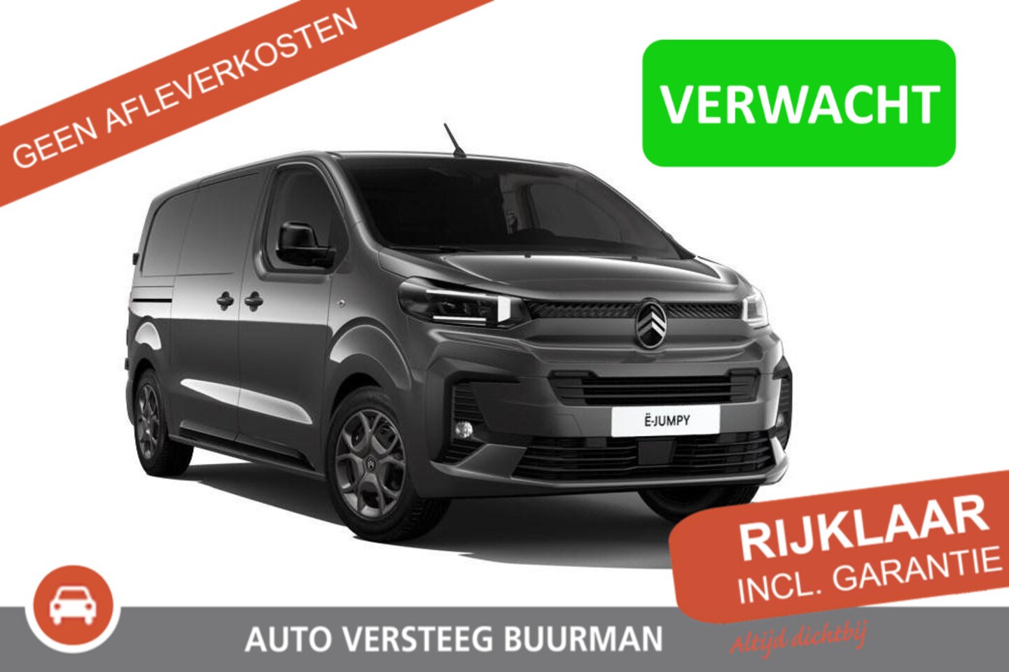 Citroën ë-Jumpy - 75 kWh 136PK L2 Automaat Long range, Navigatie, Achteruitrijcamera, Keyless, Parkeersensor - AutoWereld.nl