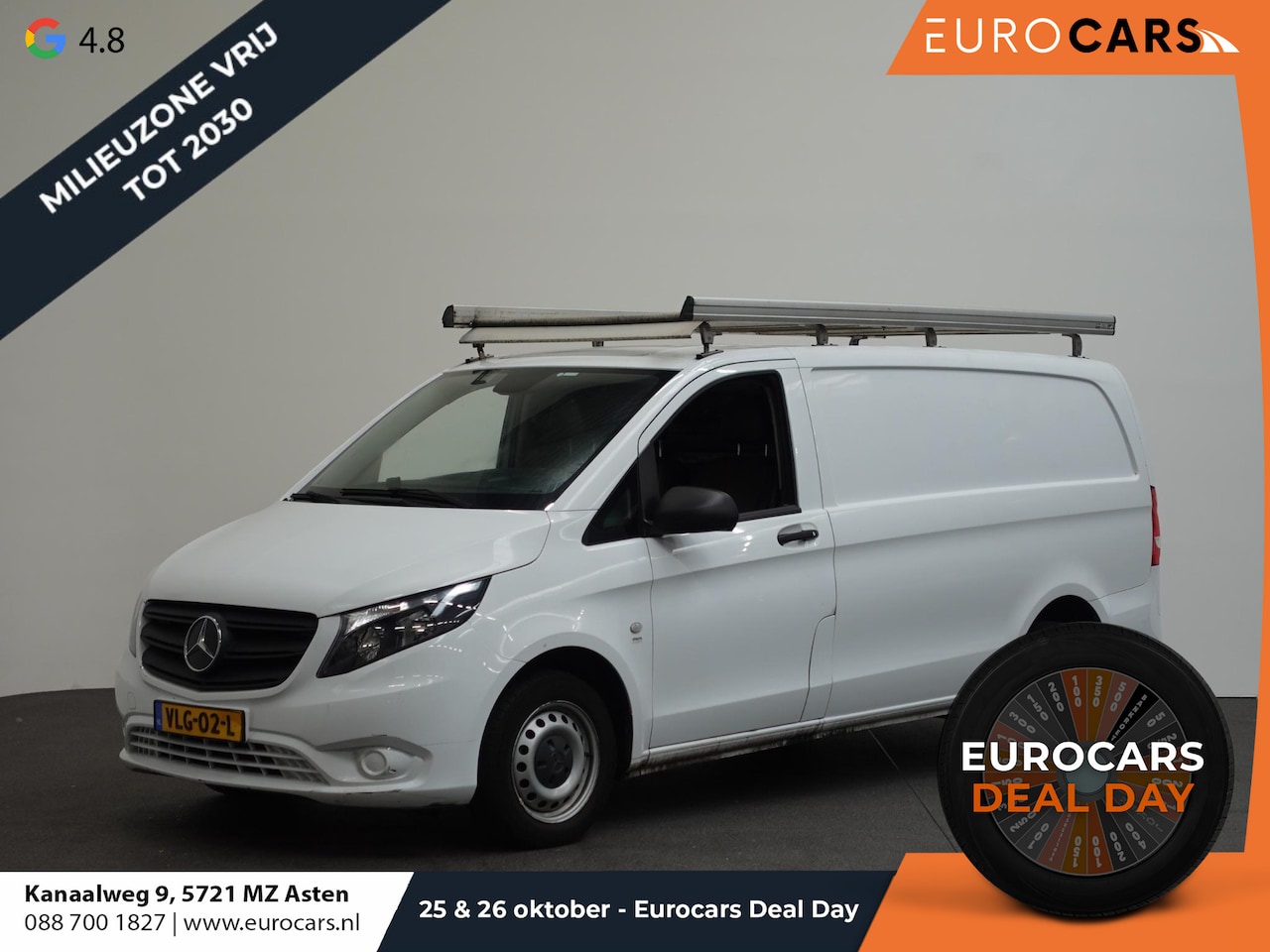 Mercedes-Benz Vito - 110 CDI Lang Handel/Export Schade Airco Bluetooth App-connect trekhaak - AutoWereld.nl
