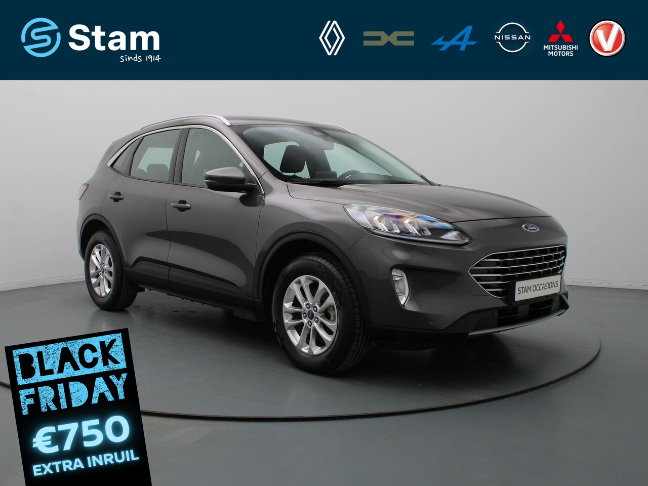 Ford Kuga - 225pk PHEV Titanium Automaat Camera | Cruise | Stoel-/stuur-/voorruitverw. | Parkeersens. - AutoWereld.nl