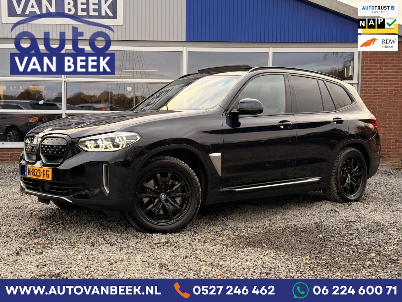 BMW iX3 - High Executive 80 kWh|ACC|H+K|Pano|Trekhaak - AutoWereld.nl