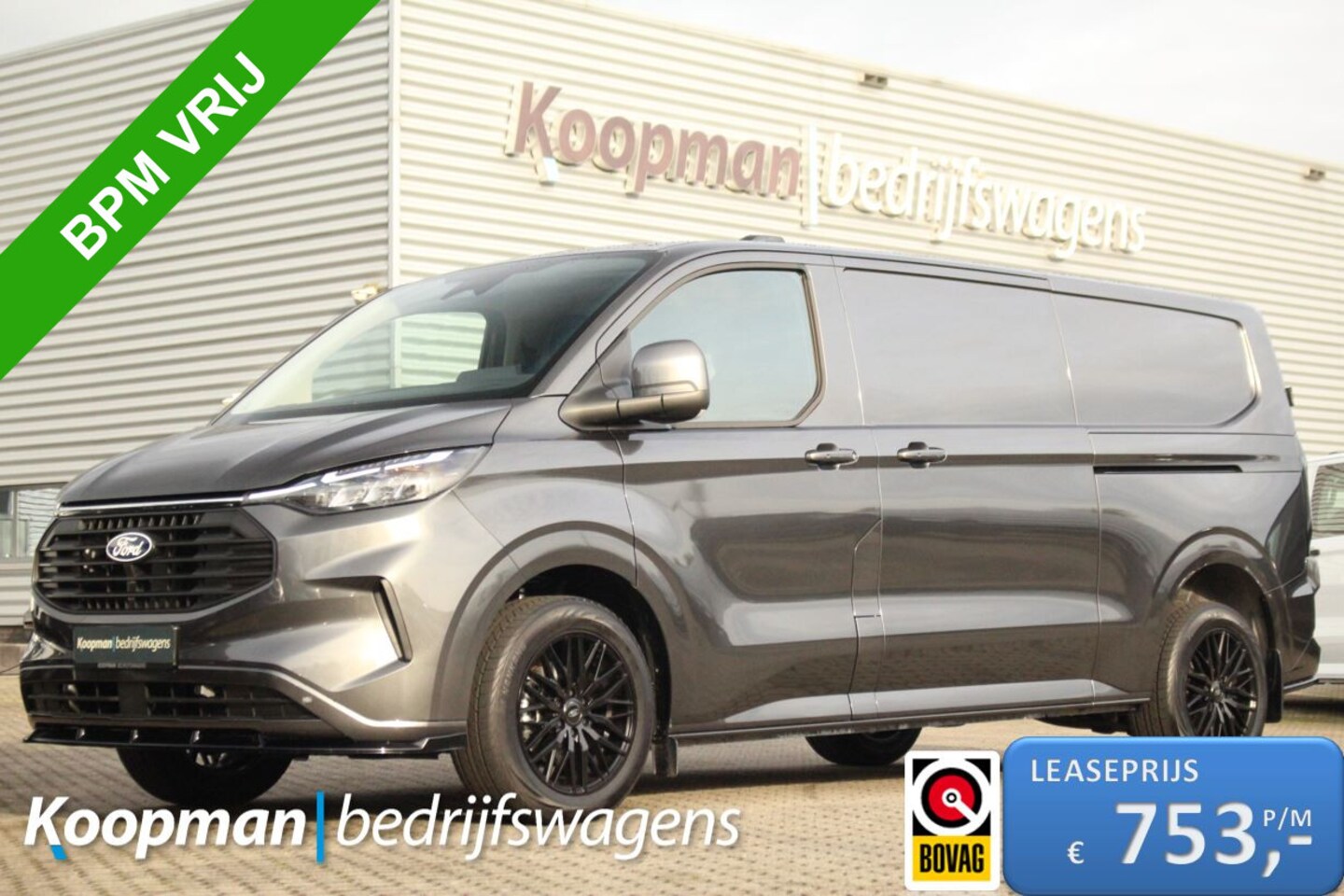 Ford Transit Custom - 320 2.0TDCI 136pk L2H1 Limited | L+R Zijdeur | Automaat | Adapt. cruise | Trekhaak Uitklap - AutoWereld.nl