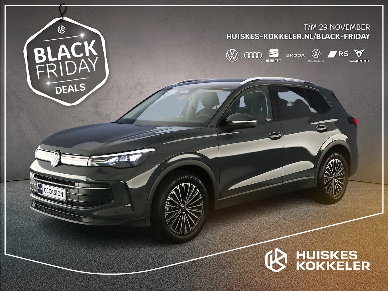 Volkswagen Tiguan - Life Edition 1.5 eTSI 150pk DSG Automaat Trekhaak, 360 camera, Achteruitrijcamera, Navigat - AutoWereld.nl