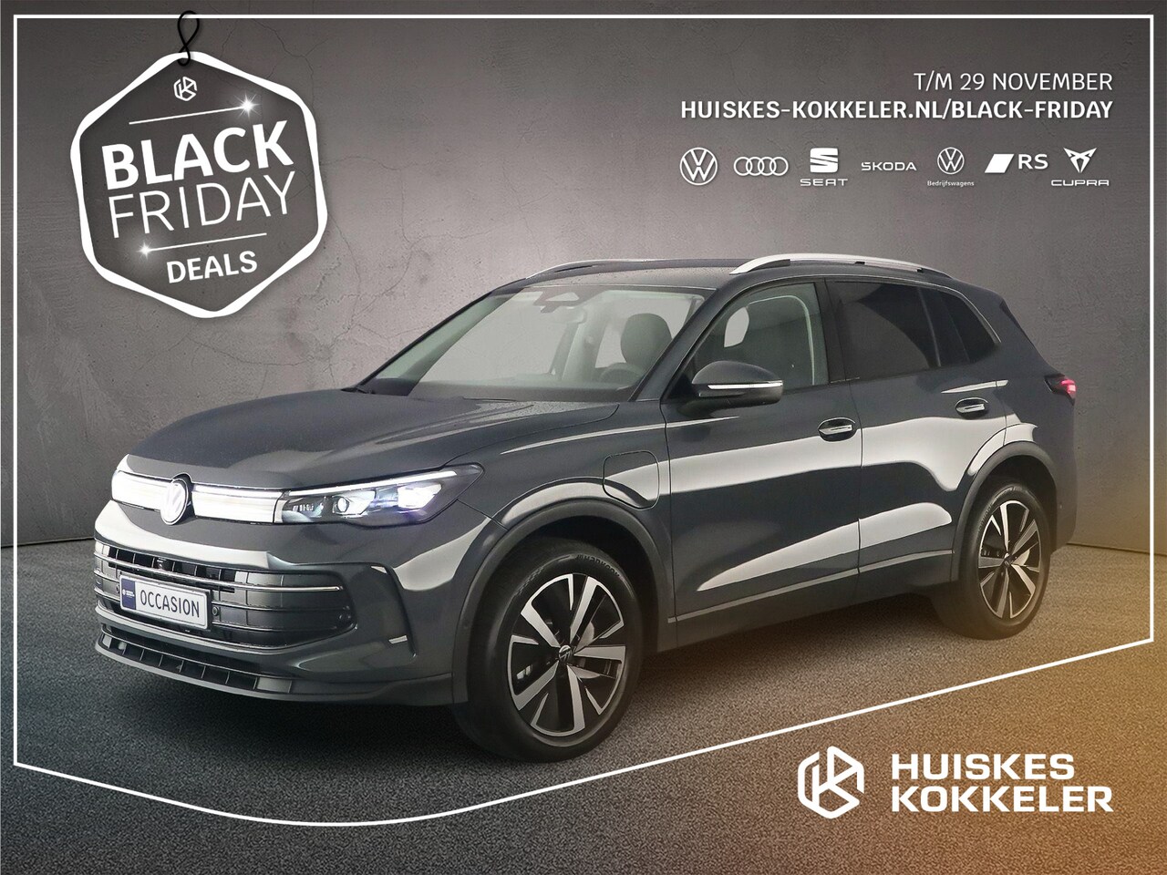 Volkswagen Tiguan - Life Edition 1.5 TSI eHybrid 204pk DSG Automaat Trekhaak, 360 camera, Adaptive cruise cont - AutoWereld.nl