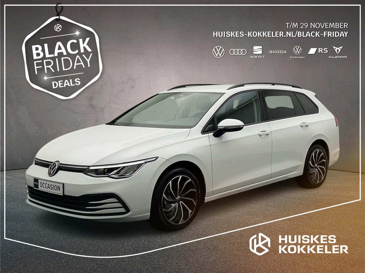 Volkswagen Golf Variant - Life Business 1.0 eTSI 110pk DSG Automaat Adaptive cruise control, Navigatie, Parkeersenso - AutoWereld.nl