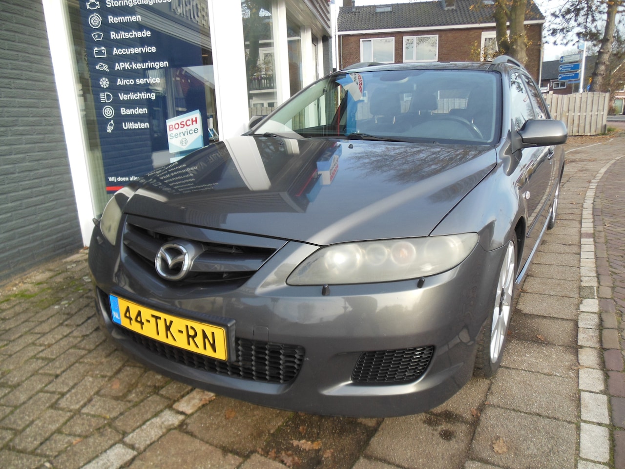Mazda 6 Sportbreak - 2.3i GT-M 6 mnd Bovag garantie leer bose verlaagd - AutoWereld.nl