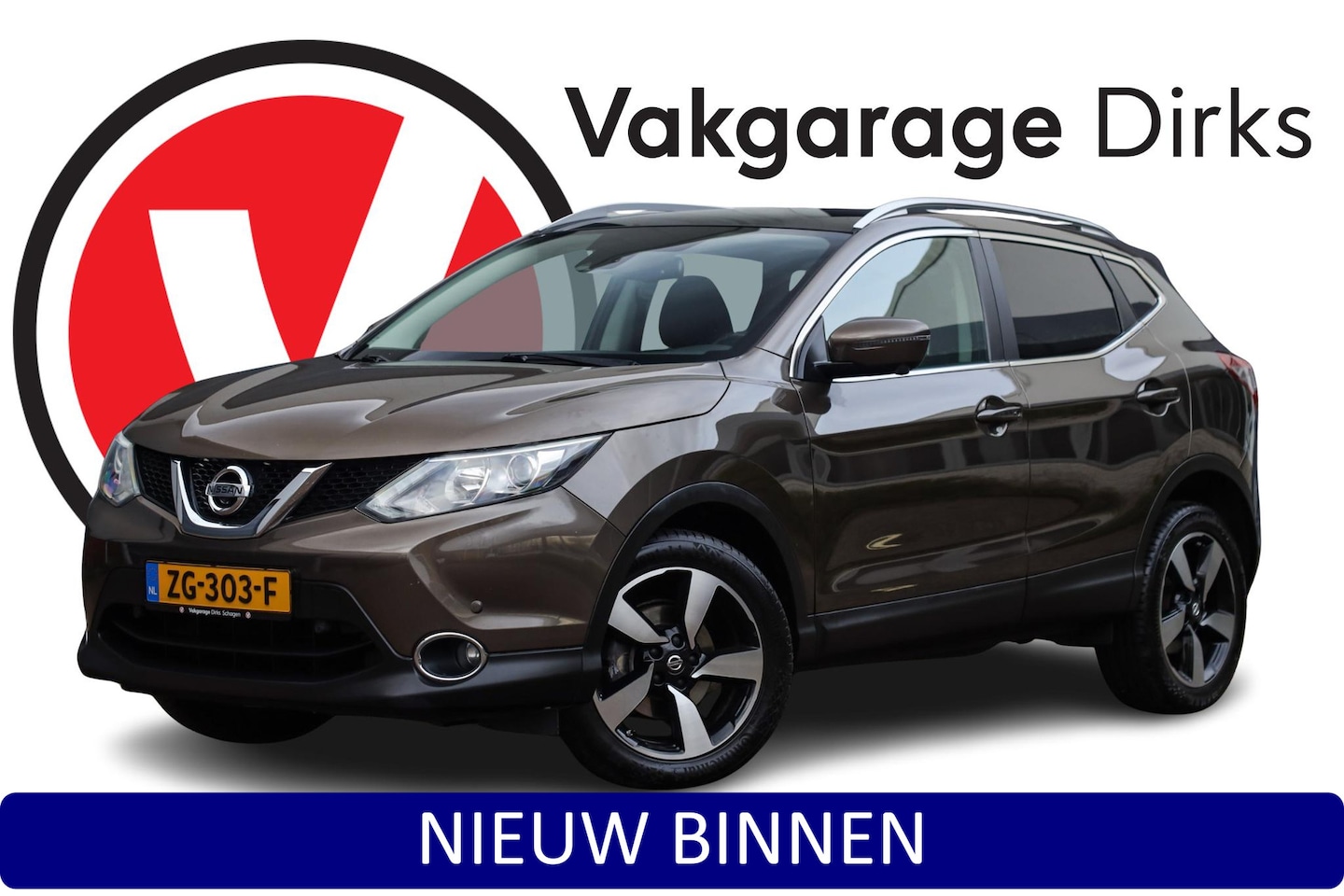 Nissan Qashqai - 1.6 163 PK Connect ✅ Pano ✅ Trekhaak ✅ 360cam - AutoWereld.nl