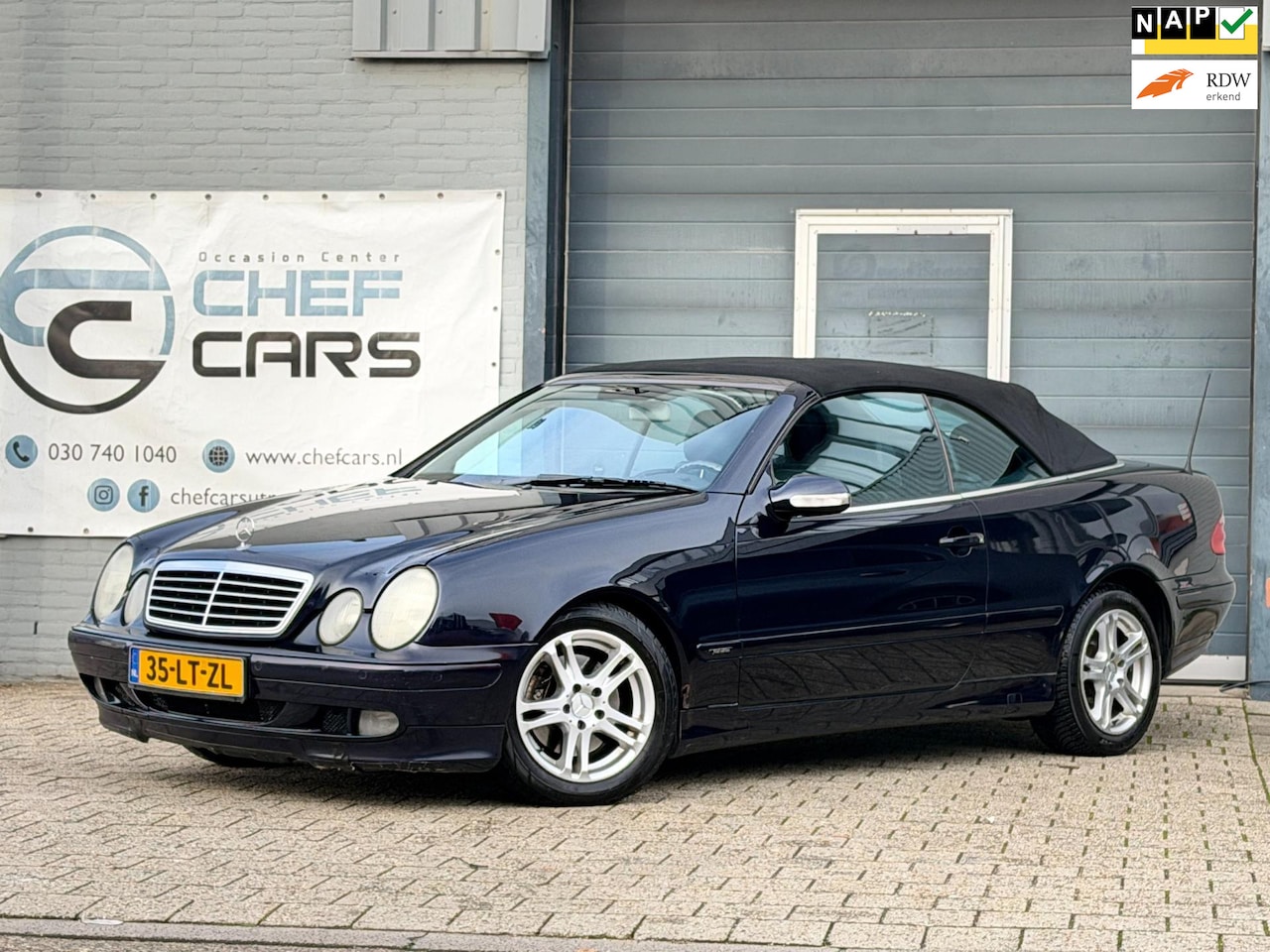 Mercedes-Benz CLK-klasse Cabrio - 200 NAP|AUT|LEER/ALCNTRA|FINAL.ED! - AutoWereld.nl