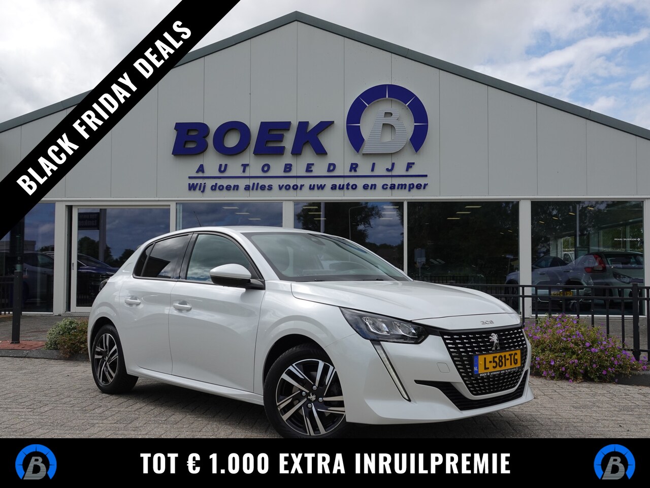 Peugeot 208 - 1.2 PureTech 100PK Allure H-LEER | CRUISE | GR. NAVI | ECC | 360° CAMERA - AutoWereld.nl