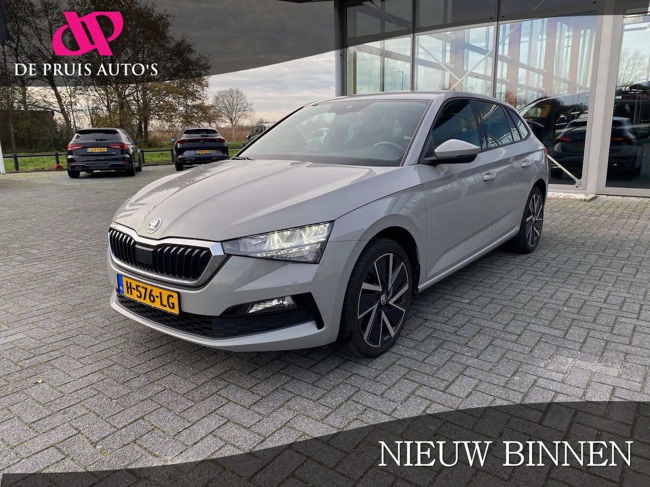 Skoda Scala - 1.0 TSI Sport Business Steelgrey Schaalstoel 18inch-velgen Applecarplay/Android - AutoWereld.nl