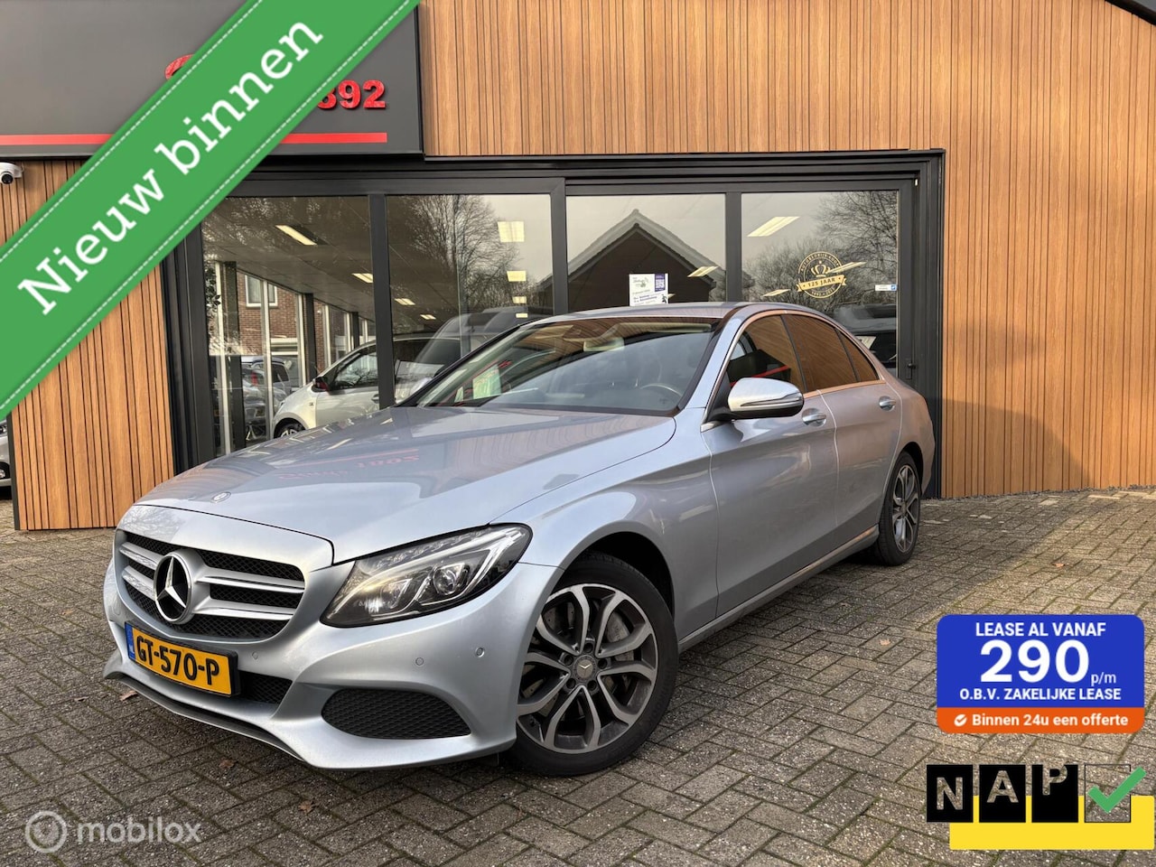 Mercedes-Benz C-klasse - 350 e Lease Edition| luchtvering | Leder | Clima | PDC V+A |Stoel ververwarming |DEALER-ST - AutoWereld.nl