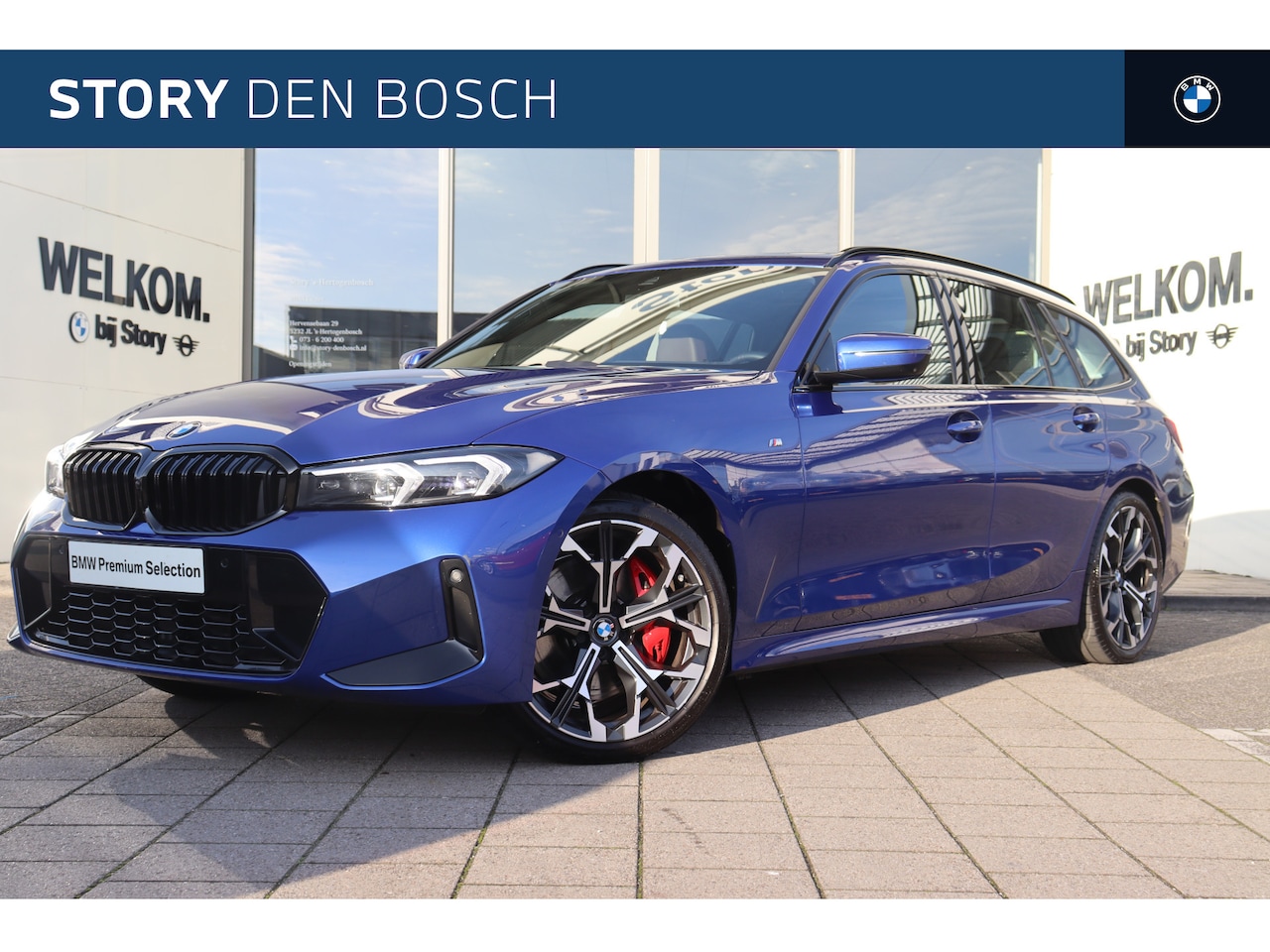 BMW 3-serie Touring - 330i xDrive High Executive M Sport Automaat / Panoramadak / Trekhaak / Sportstoelen / M Sp - AutoWereld.nl
